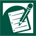 Green assignment icon